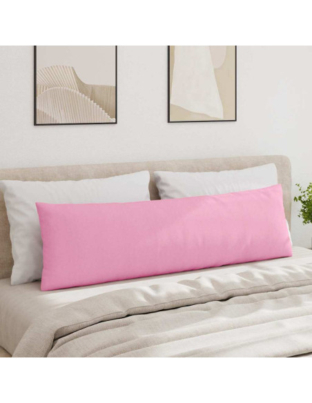 Cuscini da Divano 2 pcs Rosa 145 x 40 cm Tessuto