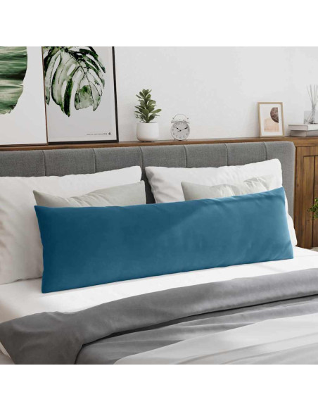 Cuscini da Divano 2 pcs Blu 145 x 40 cm Tessuto in Cords