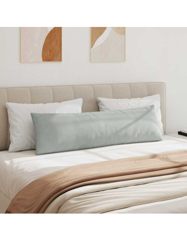 Cuscini da Divano 2 pcs Grigio chiaro 145 x 40 cm