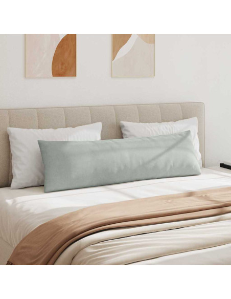 Cuscini da Divano 2 pcs Grigio chiaro 145 x 40 cm