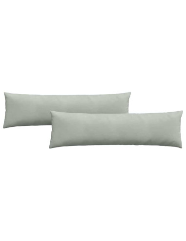 Cuscini da Divano 2 pcs Grigio chiaro 145 x 40 cm