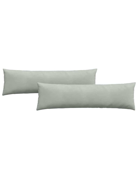 Cuscini da Divano 2 pcs Grigio chiaro 145 x 40 cm