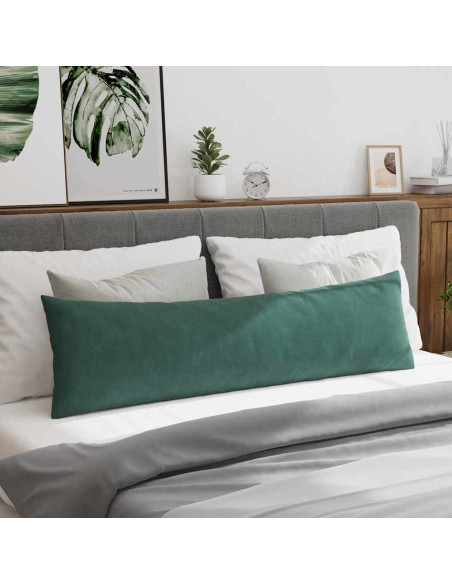 Cuscini da Divano 2 pcs Verde Scuro 145 x 40 cm