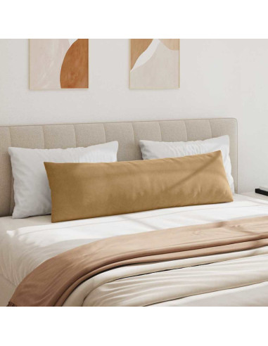 Cuscini da Divano 2 pcs Marrone 145 x 40 cm Tessuto in Cords