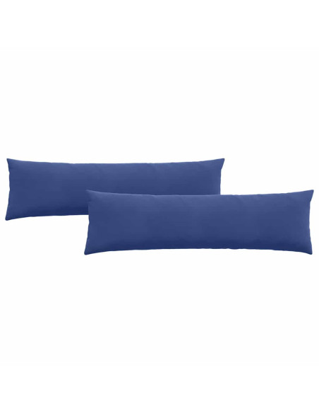 Cuscini da Divano 2 pcs Blu Polizia 145 x 40 cm