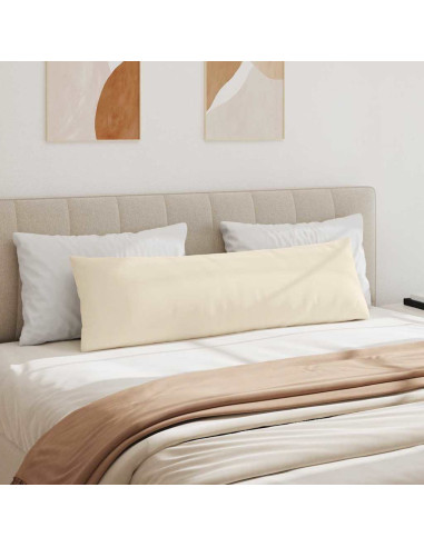 Cuscini da Divano 2 pcs Beige 145 x 40 cm Tessuto