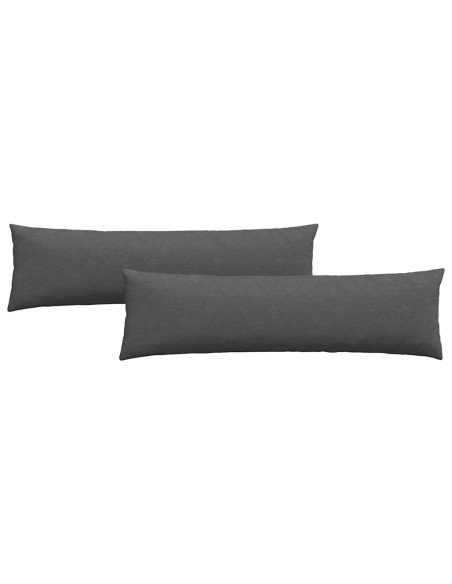 Cuscini da Divano 2 pcs Grigio scuro 145 x 40 cm