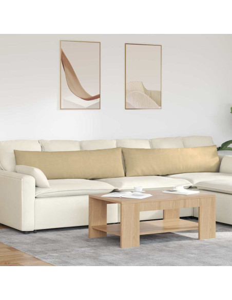 Cuscini da Divano 2 pcs Grigio Verde 145 x 40 cm
