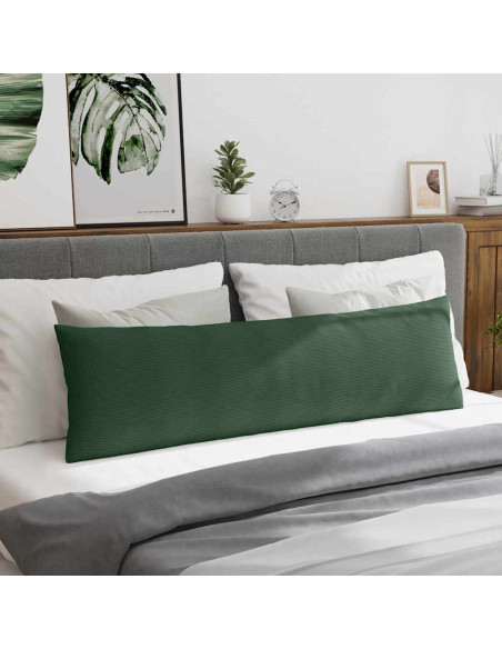 Cuscini da Divano 2 pcs Verde Scuro 145 x 40 cm