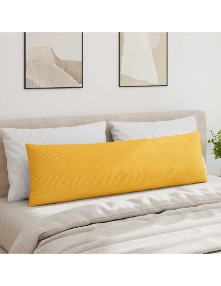 Cuscini da Divano 2 pcs Giallo Chiaro 145 x 40 cm