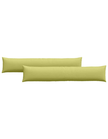 Cuscini da Divano 2 pcs Verde chiaro 200 x 40 cm Tessuto