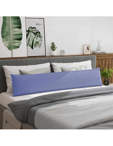 Cuscini da Divano 2 pcs Blu 200 x 40 cm Tessuto