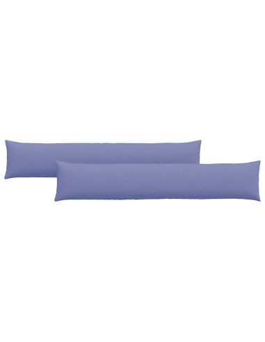 Cuscini da Divano 2 pcs Blu 200 x 40 cm Tessuto