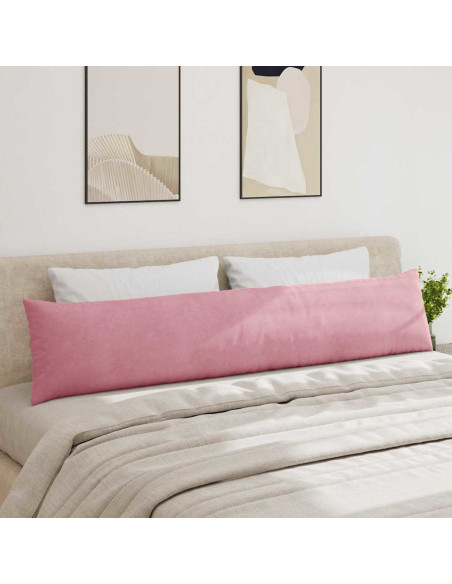 Cuscini da Divano 2 pcs Rosa 200 x 40 cm Tessuto in Cords