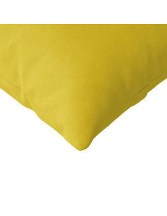 Cuscini da Divano 2 pcs Giallo 200 x 40 cm Tessuto in Cords 2
