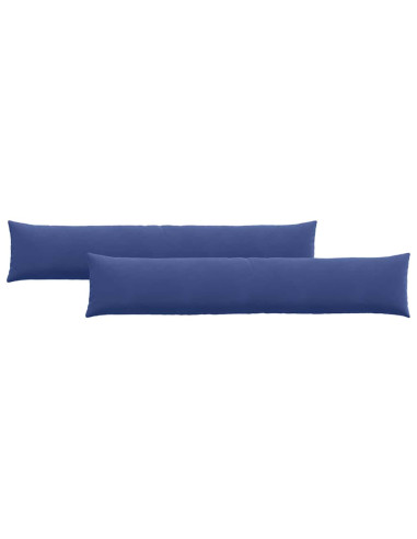 Cuscini da Divano 2 pcs Blu Polizia 200 x 40 cm