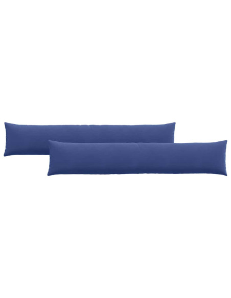 Cuscini da Divano 2 pcs Blu Polizia 200 x 40 cm