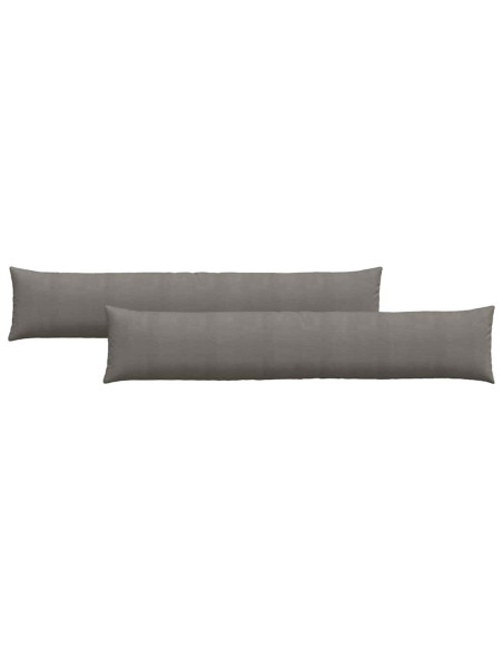 Cuscini da Divano 2 pcs Grigio chiaro 200 x 40 cm