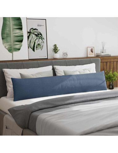 Cuscini da Divano 2 pcs Blu 200 x 40 cm Tessuto in Cords