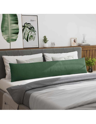 Cuscini da Divano 2 pcs Verde Scuro 200 x 40 cm