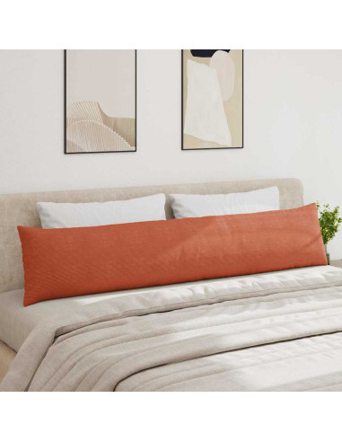 Cuscini da Divano 2 pcs Rosso Arancio 200 x 40 cm