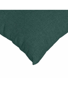 Cuscini da Divano 2 pcs Verde Scuro 45 x 45 cm Tessuto 2