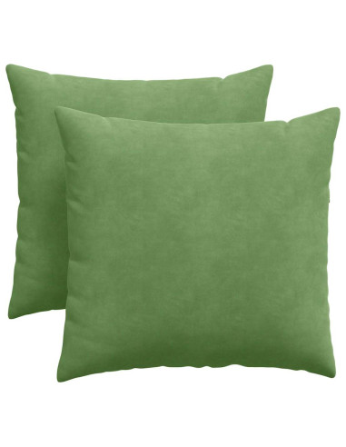 Cuscini da Divano 2 pcs Verde chiaro 45 x 45 cm