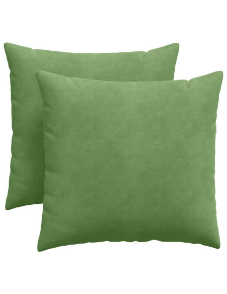 Cuscini da Divano 2 pcs Verde chiaro 45 x 45 cm