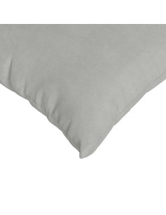 Cuscini da Divano 2 pcs Grigio chiaro 45 x 45 cm Tessuto 2