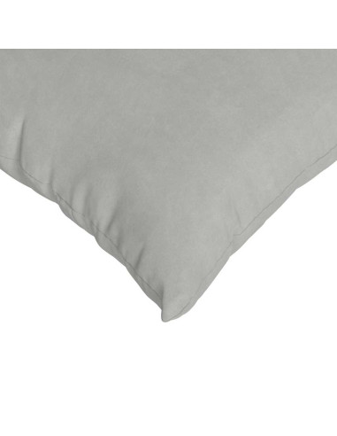 Cuscini da Divano 2 pcs Grigio chiaro 45 x 45 cm Tessuto