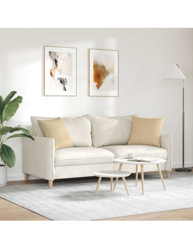 Cuscini da Divano 2 pcs Grigio Verde 45 x 45 cm