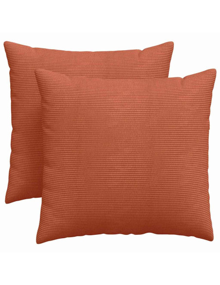 Cuscini da Divano 2 pcs Rosso Arancio 45 x 45 cm
