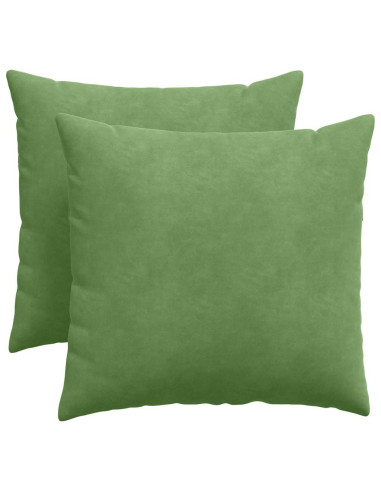 Cuscini da Divano 2 pcs Verde chiaro 50 x 50 cm