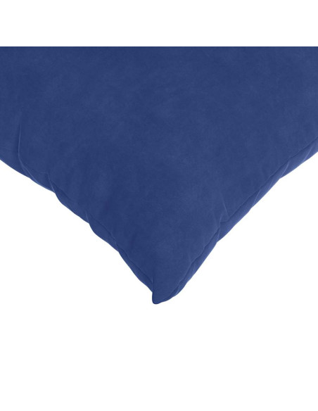 Cuscini da Divano 2 pcs Blu Polizia 50 x 50 cm Tessuto in Cords