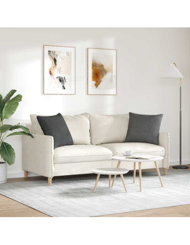 Cuscini da Divano 2 pcs Grigio scuro 50 x 50 cm