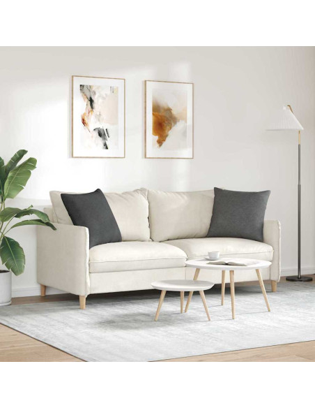 Cuscini da Divano 2 pcs Grigio scuro 50 x 50 cm