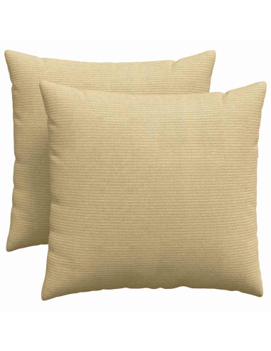 Cuscini da Divano 2 pcs Grigio Verde 50 x 50 cm