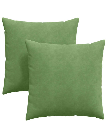 Cuscini da Divano 2 pcs Verde chiaro 60 x 60 cm