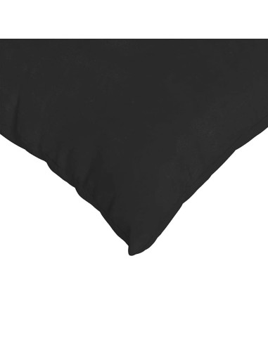 Cuscini da Divano 2 pcs Nero 60 x 60 cm Tessuto