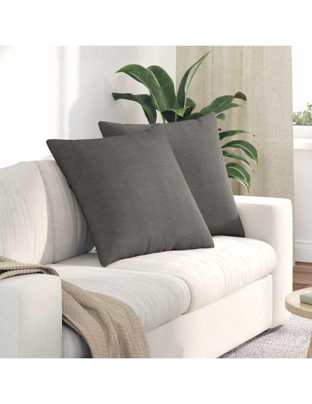 Cuscini da Divano 2 pcs Grigio chiaro 60 x 60 cm