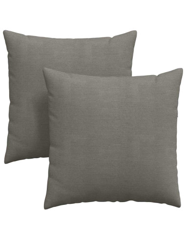 Cuscini da Divano 2 pcs Grigio chiaro 60 x 60 cm