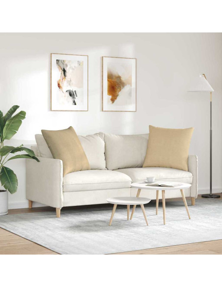 Cuscini da Divano 2 pcs Grigio Verde 60 x 60 cm