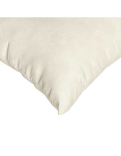 Cuscini da Divano 2 pcs Crema 80 x 80 cm Tessuto in Cords 2