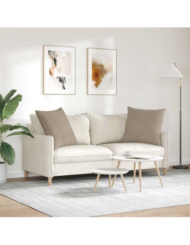 Cuscini da Divano 2 pcs Talpa 80 x 80 cm Tessuto