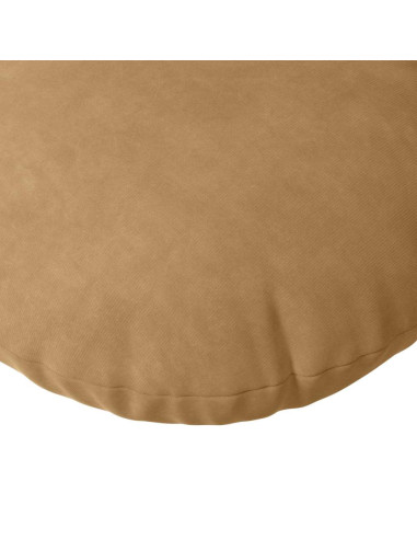 Cuscini per Seduta 2 pcs Marrone Ø 40 x 13 cm Velluto