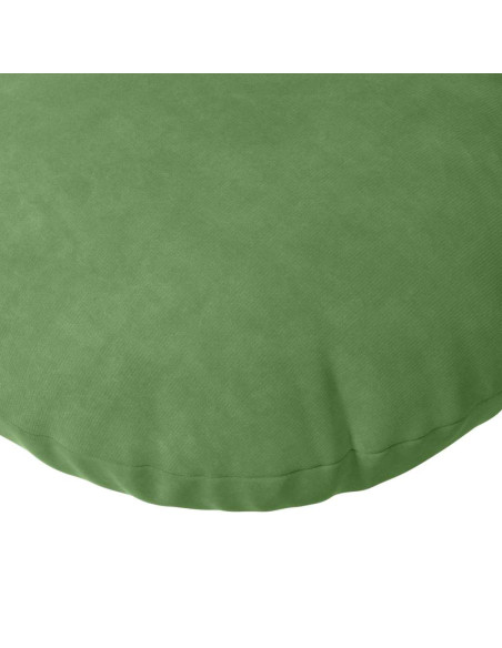Cuscini per Seduta 2 pcs Verde chiaro Ø 40 x 13 cm Velluto