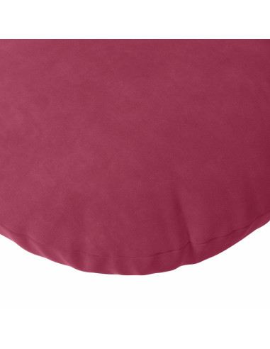 Cuscini per Seduta 2 pcs Rosso Vino Ø 40 x 13 cm Velluto