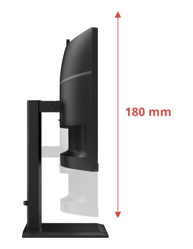 AOC E4 CU34E4CW Monitor PC 86,4 cm (34") 3440 x 1440 Pixel UltraWide Quad HD LED Nero