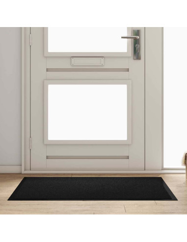 Tappetino Nero 60 x 40 x 1.2 cm Tessuto Teddy