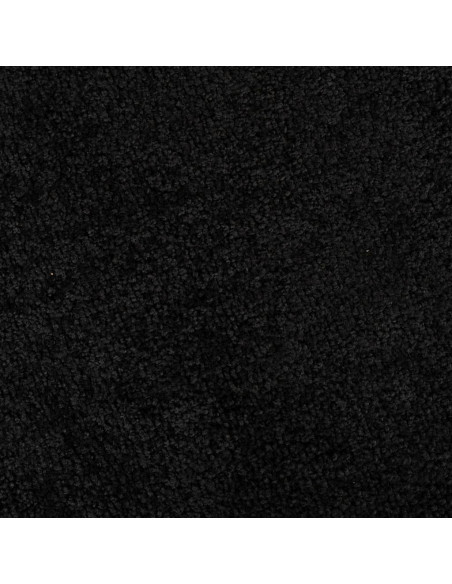 Tappetino Nero 60 x 40 x 1.2 cm Tessuto Teddy
